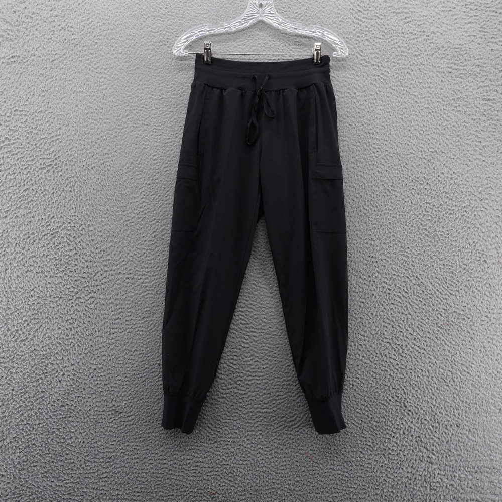 Callia Womens Truelight Cargo Jogger‎ Pants XS Black Lightweight Athletic NEW